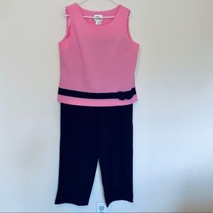 FASHION BUG PINK & BLACK PANT SET SIZE 16
